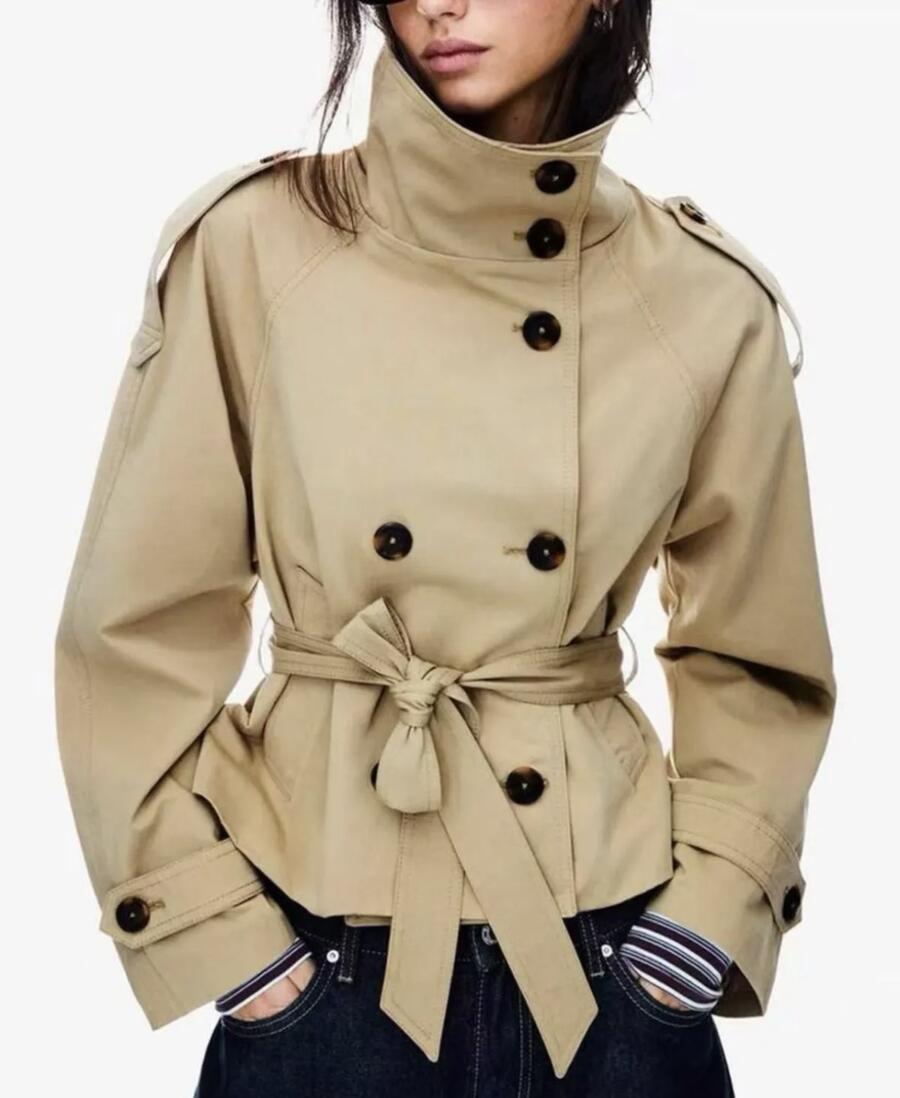 NOVITÀ Trench corto con cintura