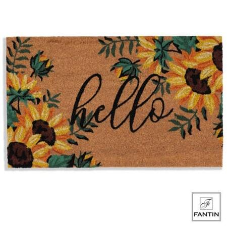 Fantin Argenti – Zerbino “Hello Girasoli” in Fibra di Cocco