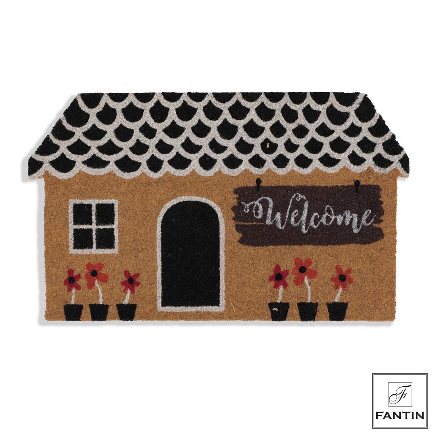 Fantin Argenti – Zerbino “Welcome Casetta” in Fibra di Cocco