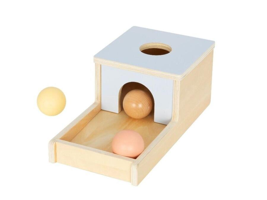 Scatola della permanenza con palline