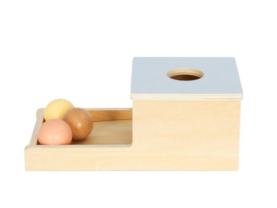 Scatola della permanenza con palline