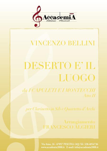 DESERO E' LUOGO - Francesco Algieri / Vincenzo Bellini