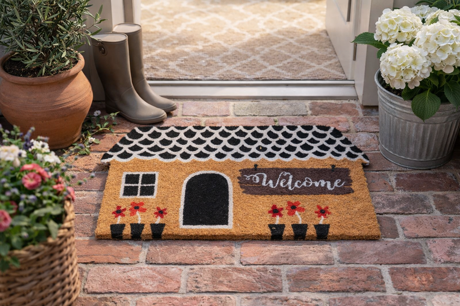 Fantin Argenti – Zerbino “Welcome Casetta” in Fibra di Cocco