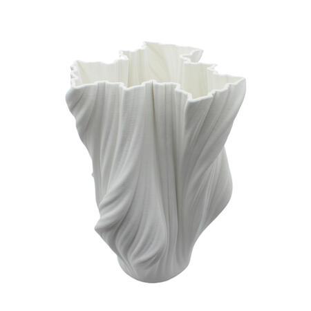 Palais Royal - Vaso in Porcellana Biscuit H43 cm – Design Scultoreo Moderno