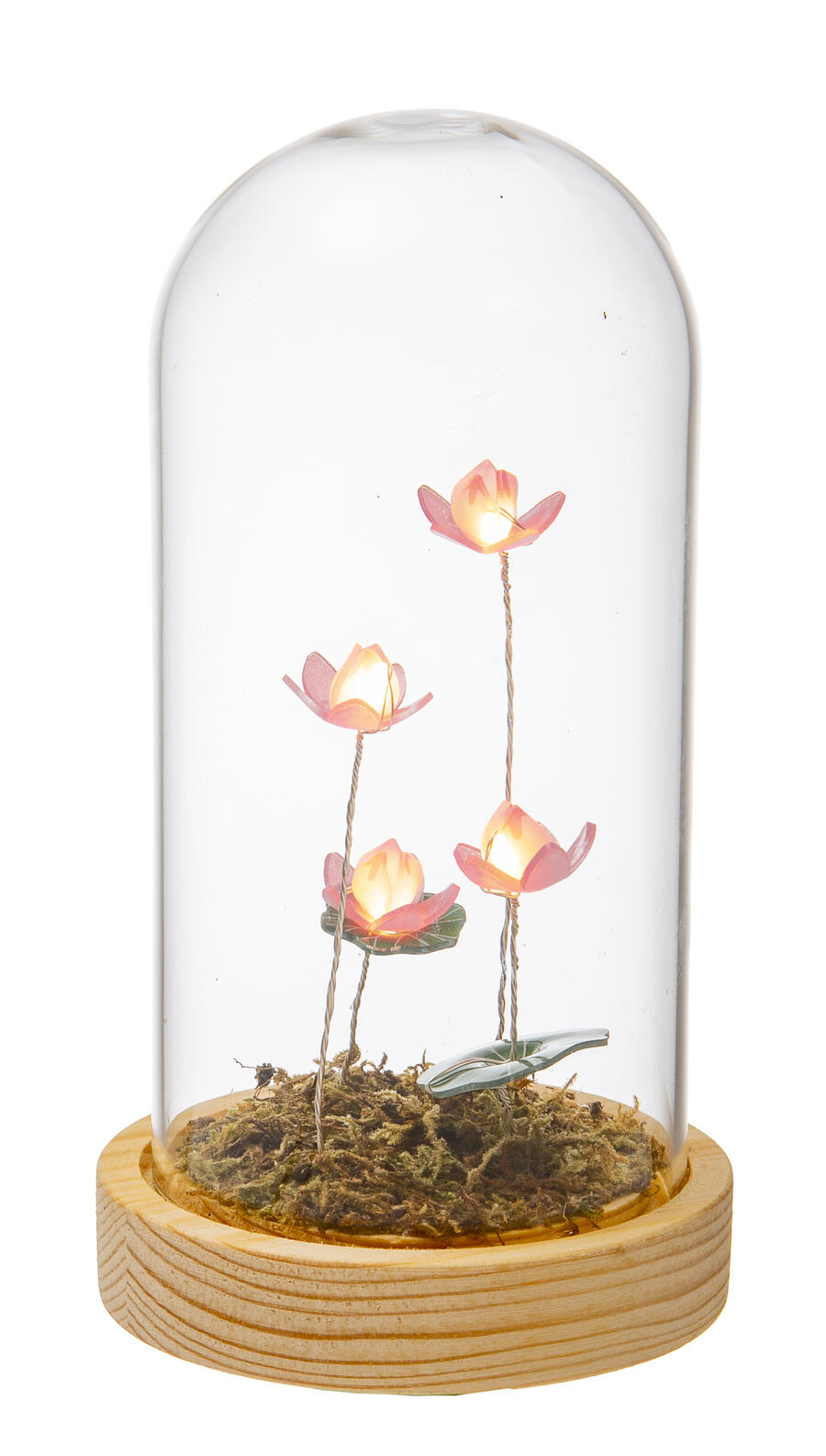 Palais Royal – Cupola in Vetro con Fiore di Loto LED 8,5x14 cm