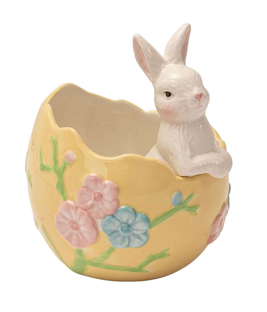 Palais Royal – Bowl Uovo con Coniglio in Ceramica 13x13,5x16h cm