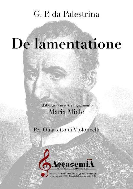 DE LAMENTATIONE - Maria Miele / Giovanni Pierluigi da Palestrina