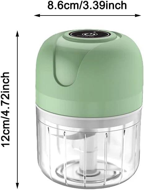 MINI TRITATUTTO PORTATILE RICARICABILE USB ELETTRICO TRITA CARNE VERDURE FRUTTA