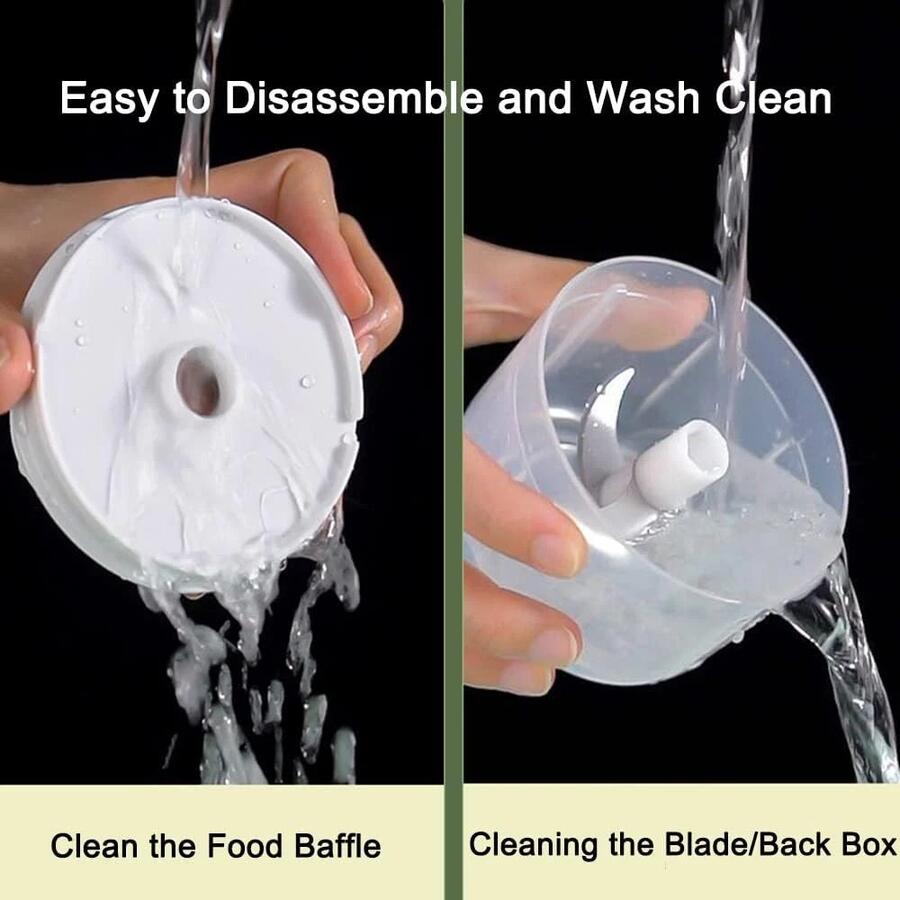 MINI TRITATUTTO PORTATILE RICARICABILE USB ELETTRICO TRITA CARNE VERDURE FRUTTA