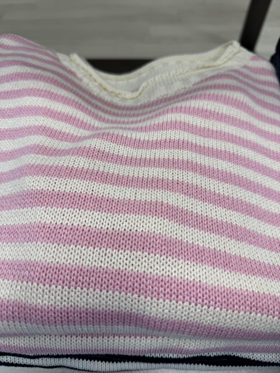 NOVITÀ Pull girocollo a righe