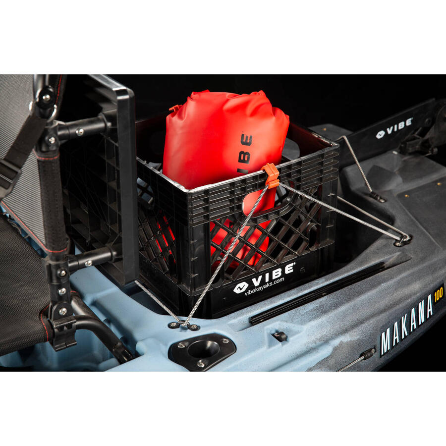 Kayak da pesca a pedali Vibe Makana 100 con sistema ad elica Impulse Drive - Raven - 305 cm