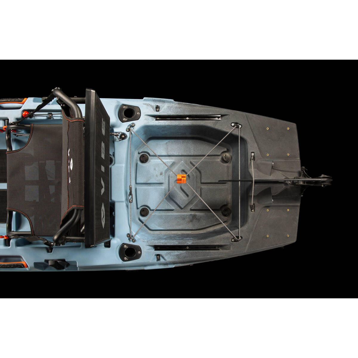 Kayak da pesca a pedali Vibe Makana 100 con sistema ad elica Impulse Drive - Raven - 305 cm