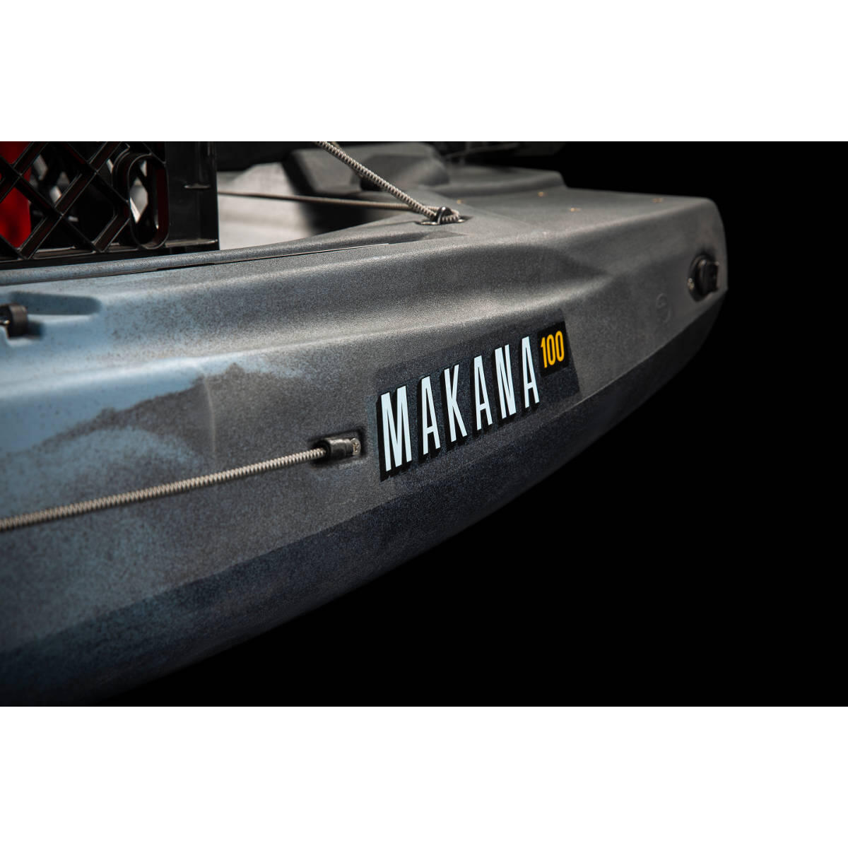 Kayak da pesca a pedali Vibe Makana 100 con sistema ad elica Impulse Drive - Raven - 305 cm