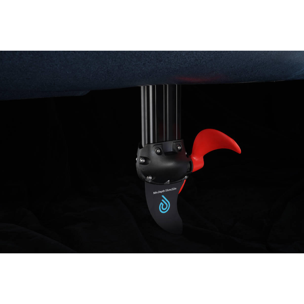 Kayak da pesca a pedali Vibe Makana 100 con sistema ad elica Impulse Drive - Raven - 305 cm