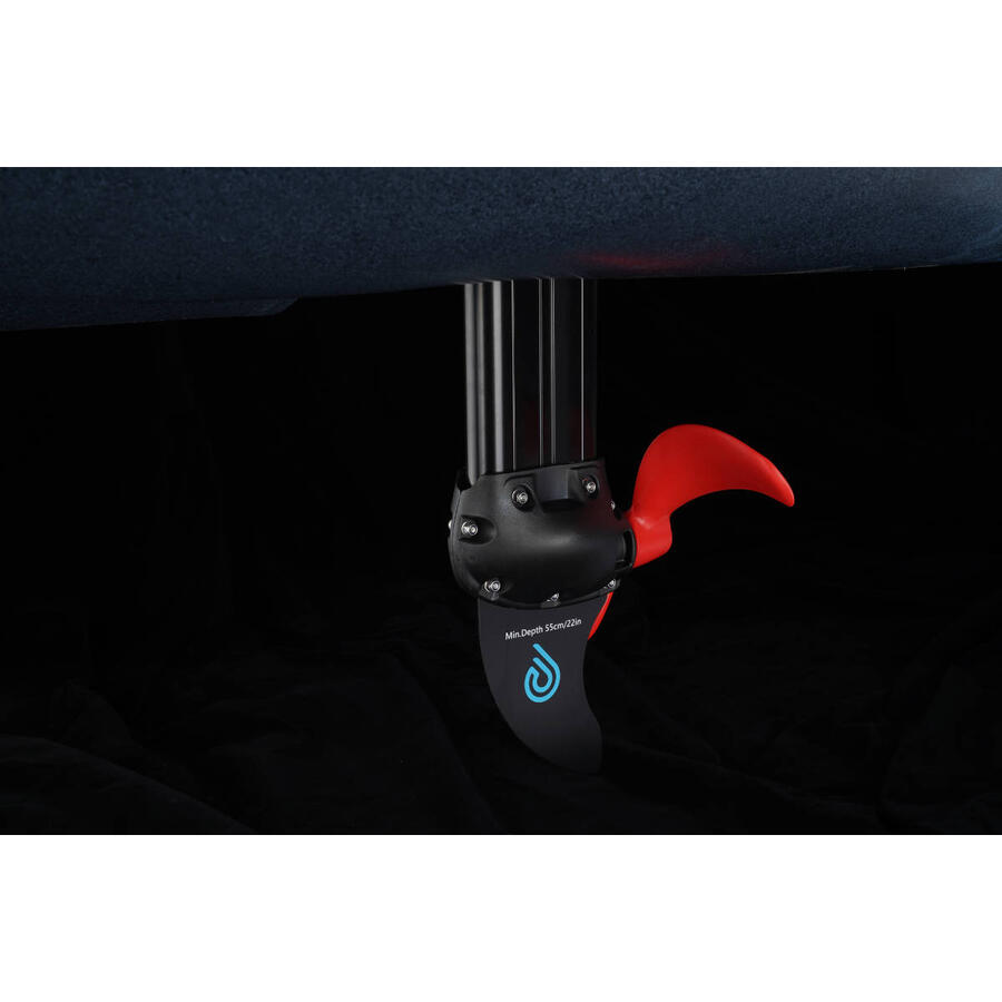 Kayak da pesca a pedali Vibe Makana 100 con sistema ad elica Impulse Drive - Raven - 305 cm