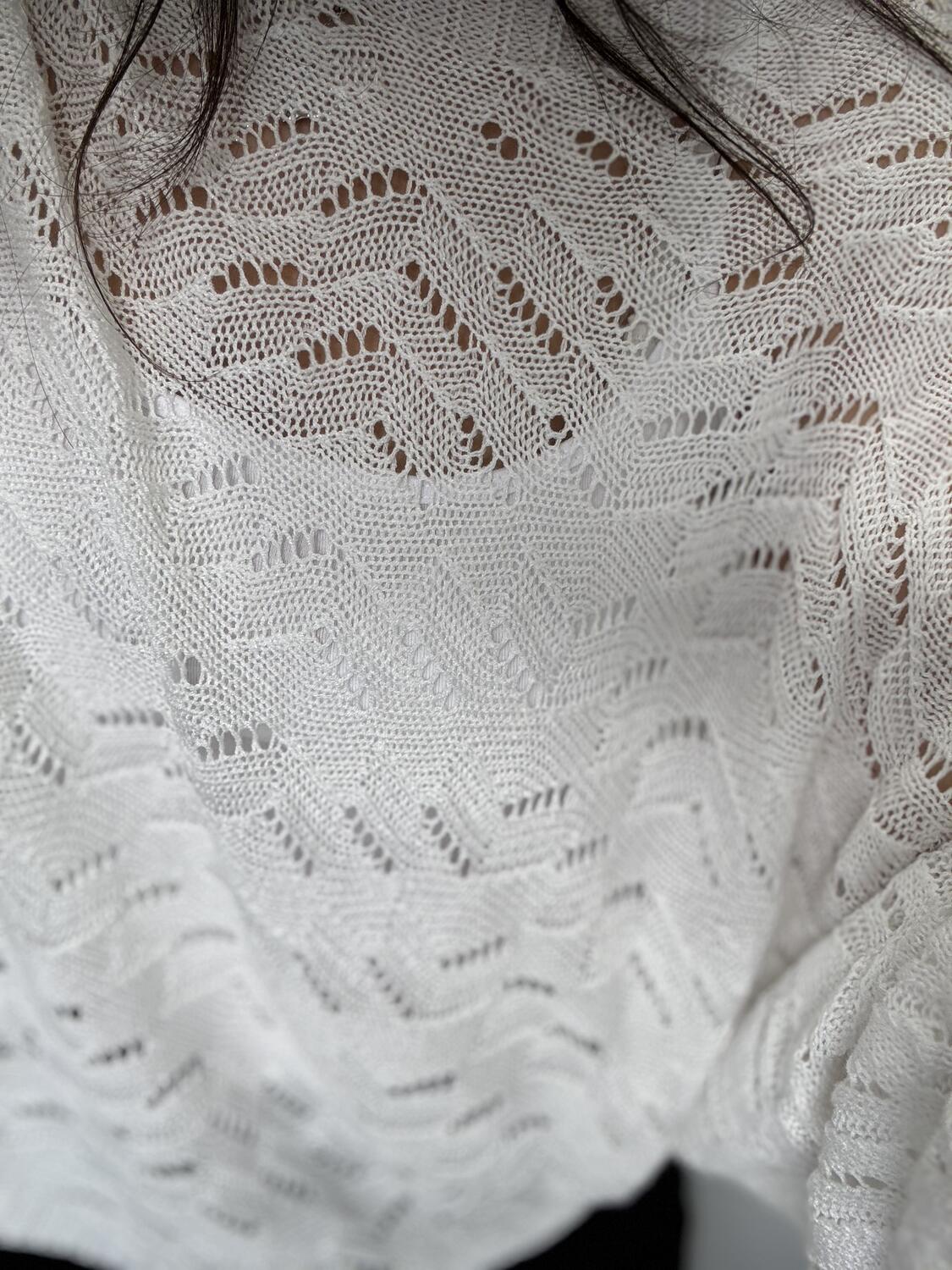 NOVITÀ Pull traforato manica a pipistrello