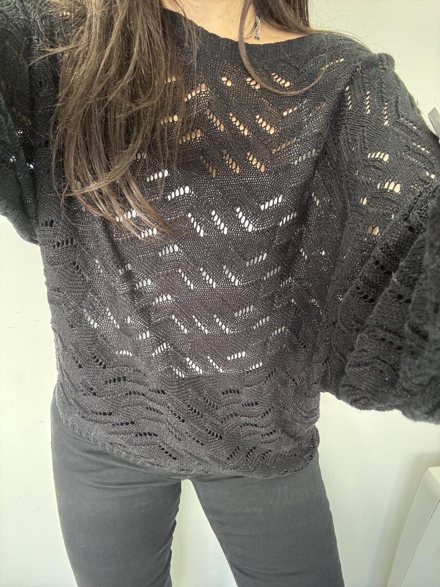 NOVITÀ Pull traforato manica a pipistrello