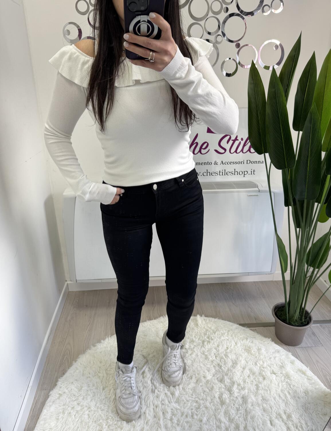 NOVITÀ Jeans skinny nero PUSH UP