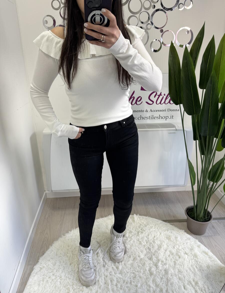 NOVITÀ Jeans skinny nero PUSH UP