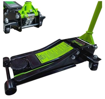 CRIC A CARRELLO RIBASSATO 5 TON CON DOPPIO PISTONE CRICK SOLLEVATORE IDRAULICO