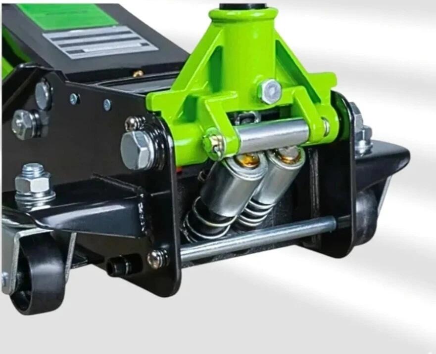 CRIC A CARRELLO RIBASSATO 5 TON CON DOPPIO PISTONE CRICK SOLLEVATORE IDRAULICO