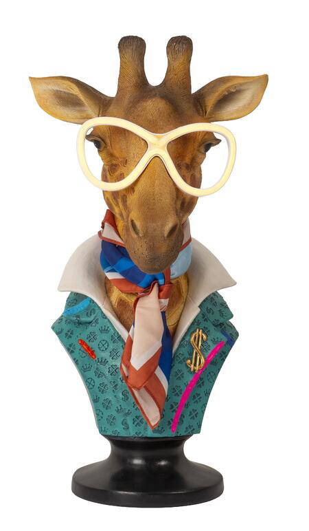 Palais Royal – Busto Decorativo LED “Elisabetta” in Resina – 45 cm