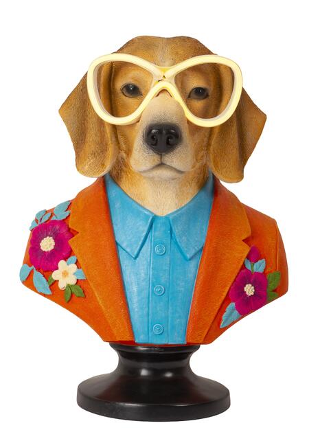 Palais Royal – Busto Decorativo LED “Ettore” in Resina – 40 cm