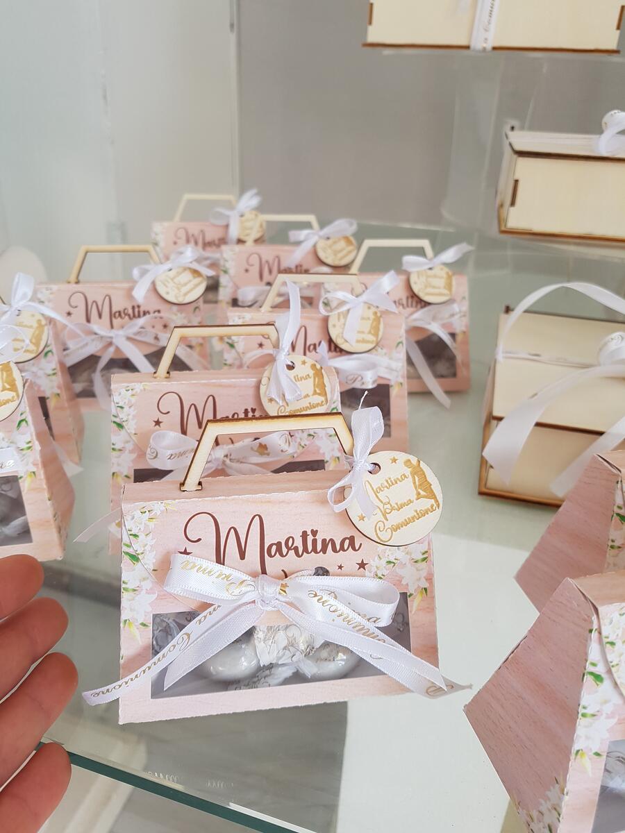 Portaconfetti a forma di borsetta - confettata o segnaposto