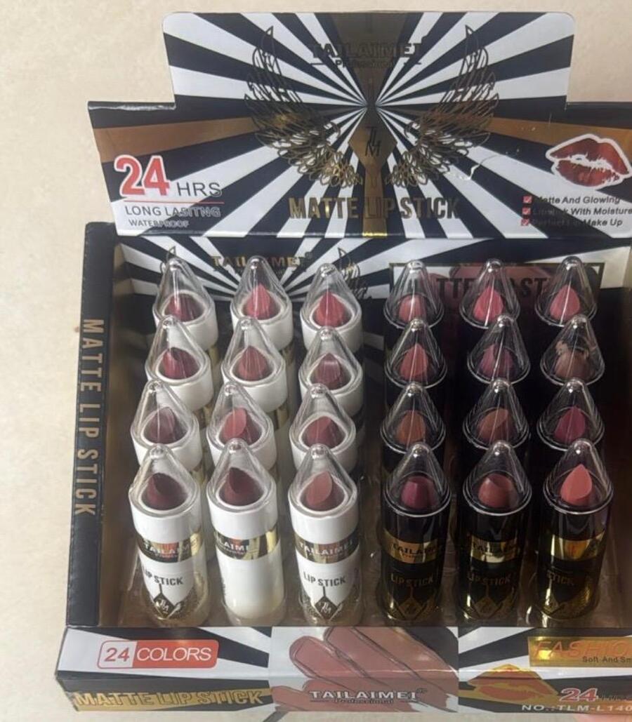 TAILAIMEI MATTE LIP STICK 24ORE (Dupe Charlotte Tilbury) (Conf. da 24 pezzi)