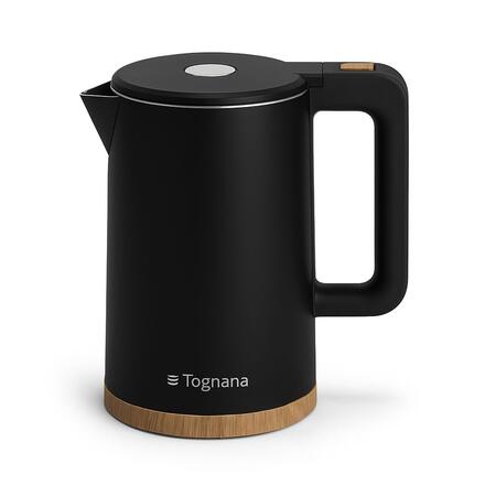 Tognana - Bollitore Elettrico 1,7 L Black&Wood Nero-Legno