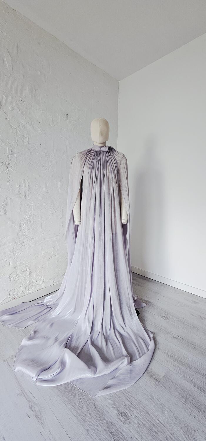 Vanilla lavander maternity dress