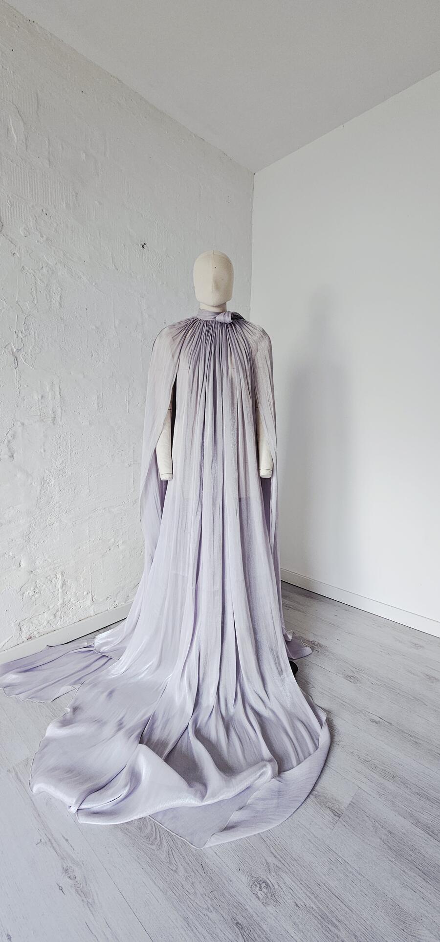 Vanilla lavander maternity dress