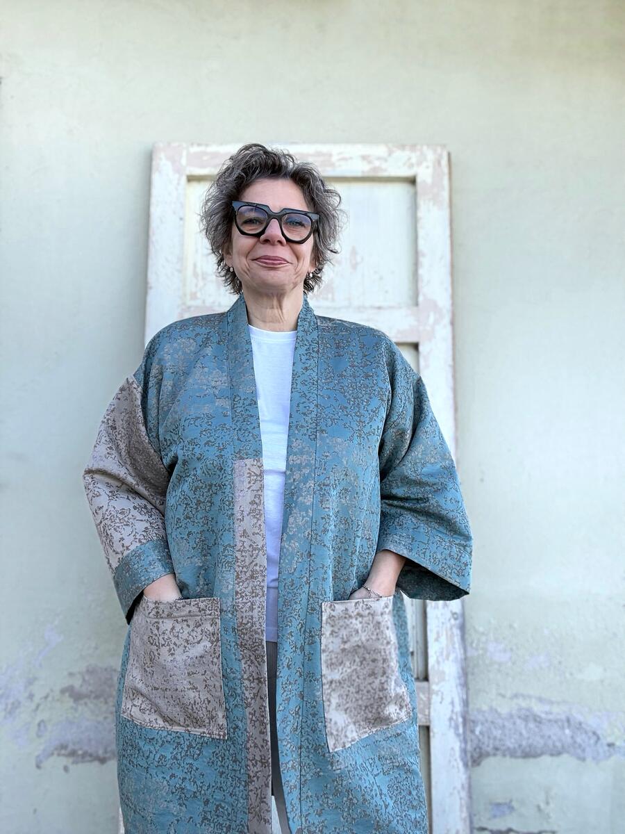 Kimono due tessuti 