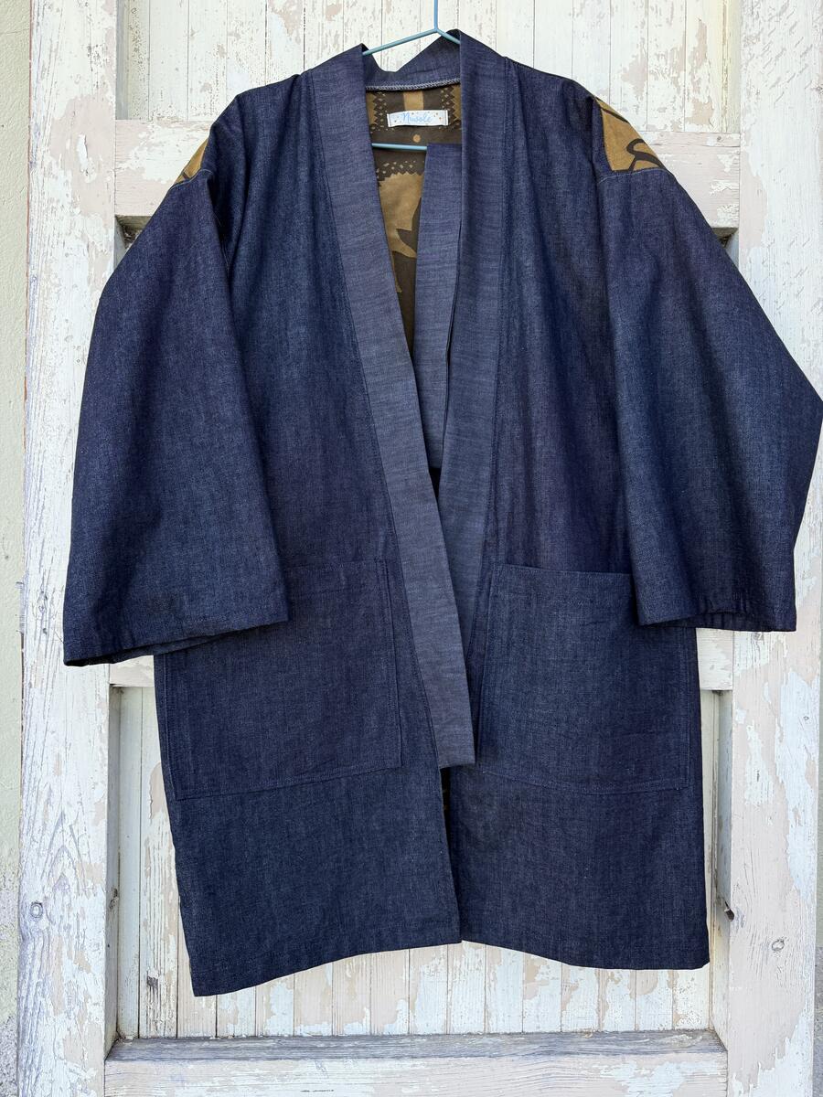 Kimono tragicomico marrone 