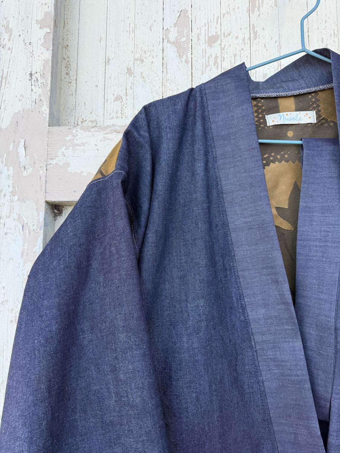 Kimono tragicomico marrone 