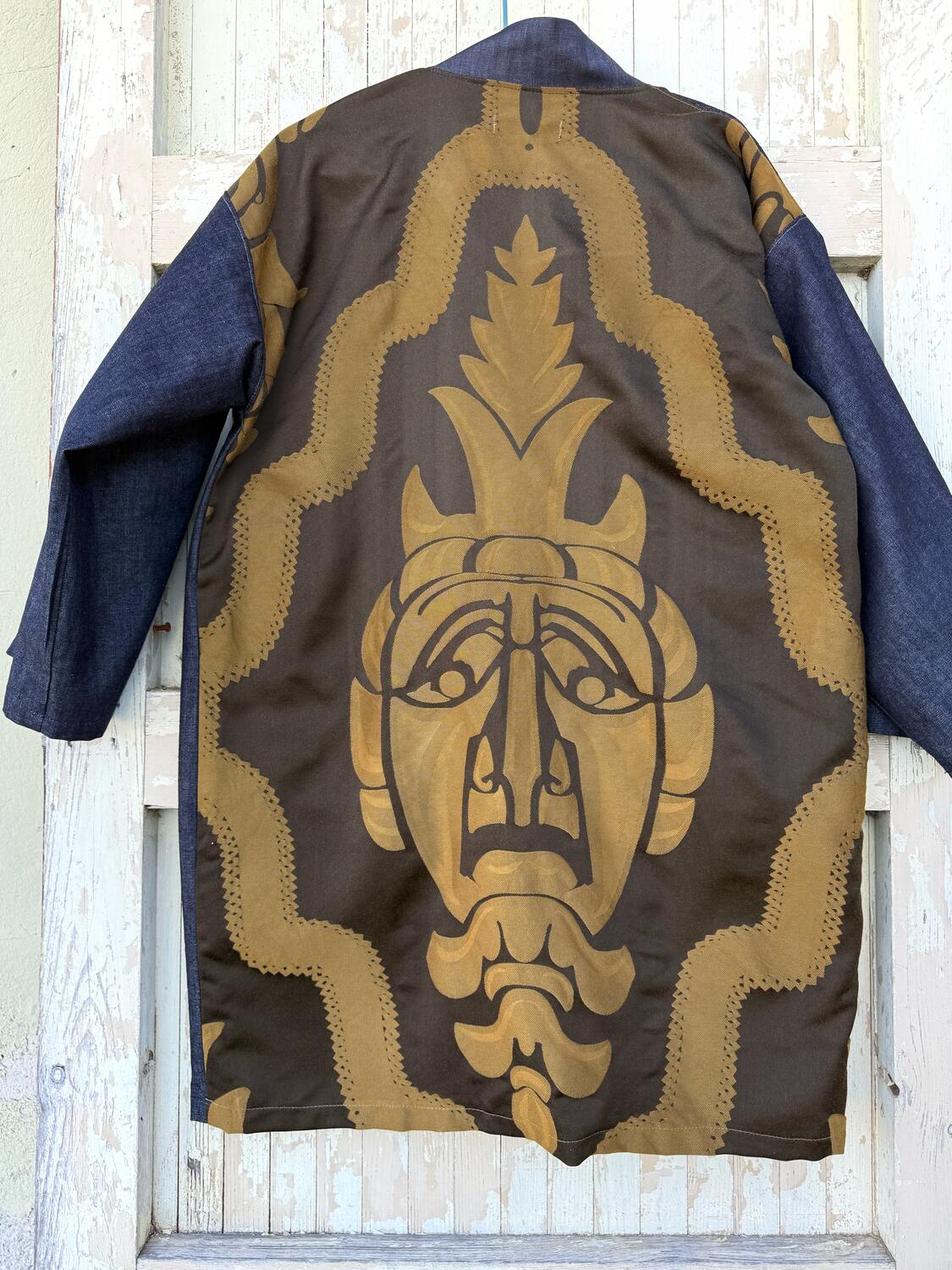 Kimono tragicomico marrone 