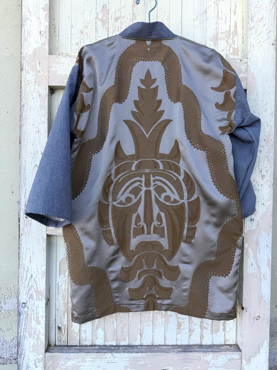 Copia di Kimono tragicomico grigio