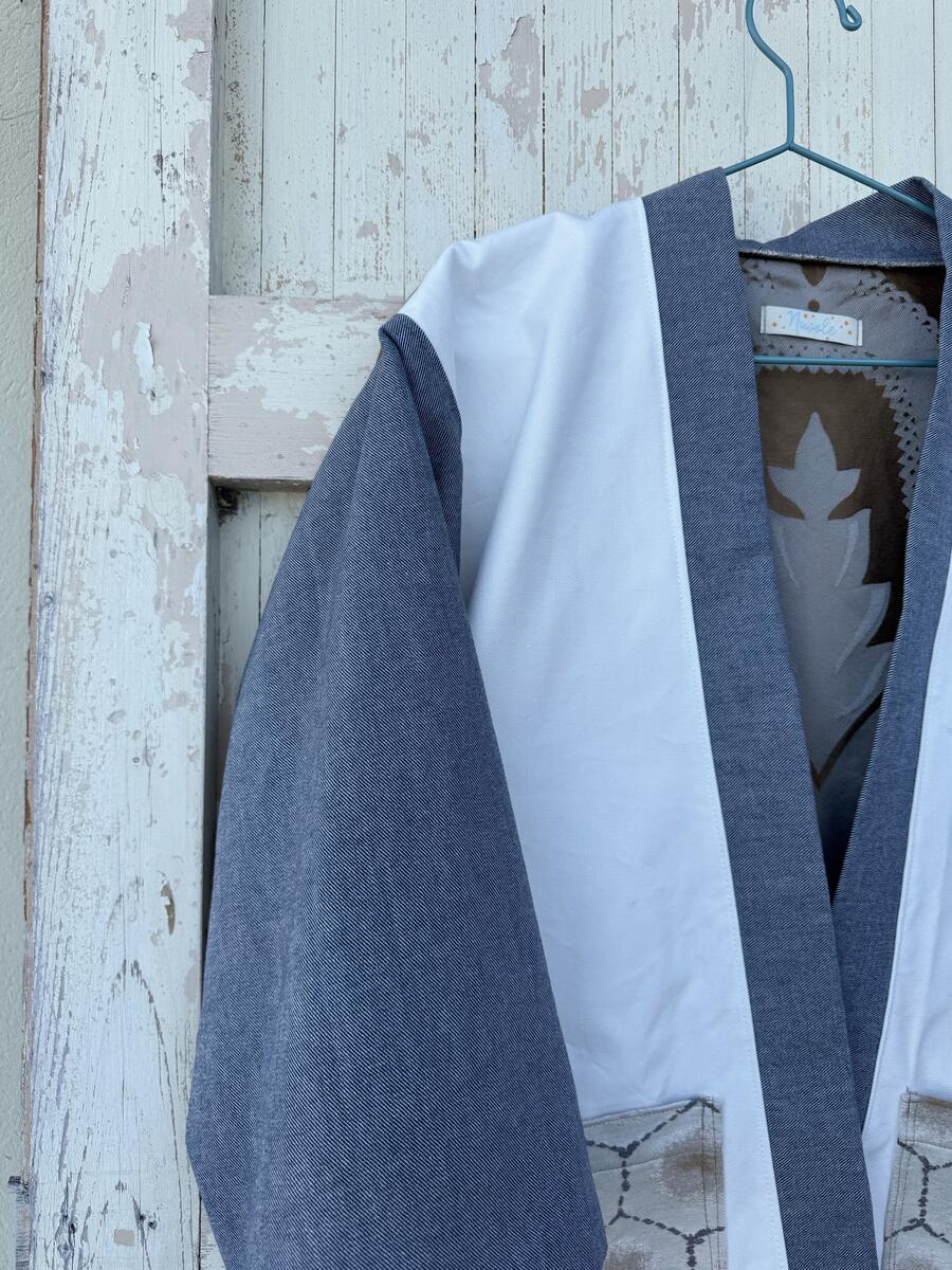 Copia di Kimono tragicomico grigio