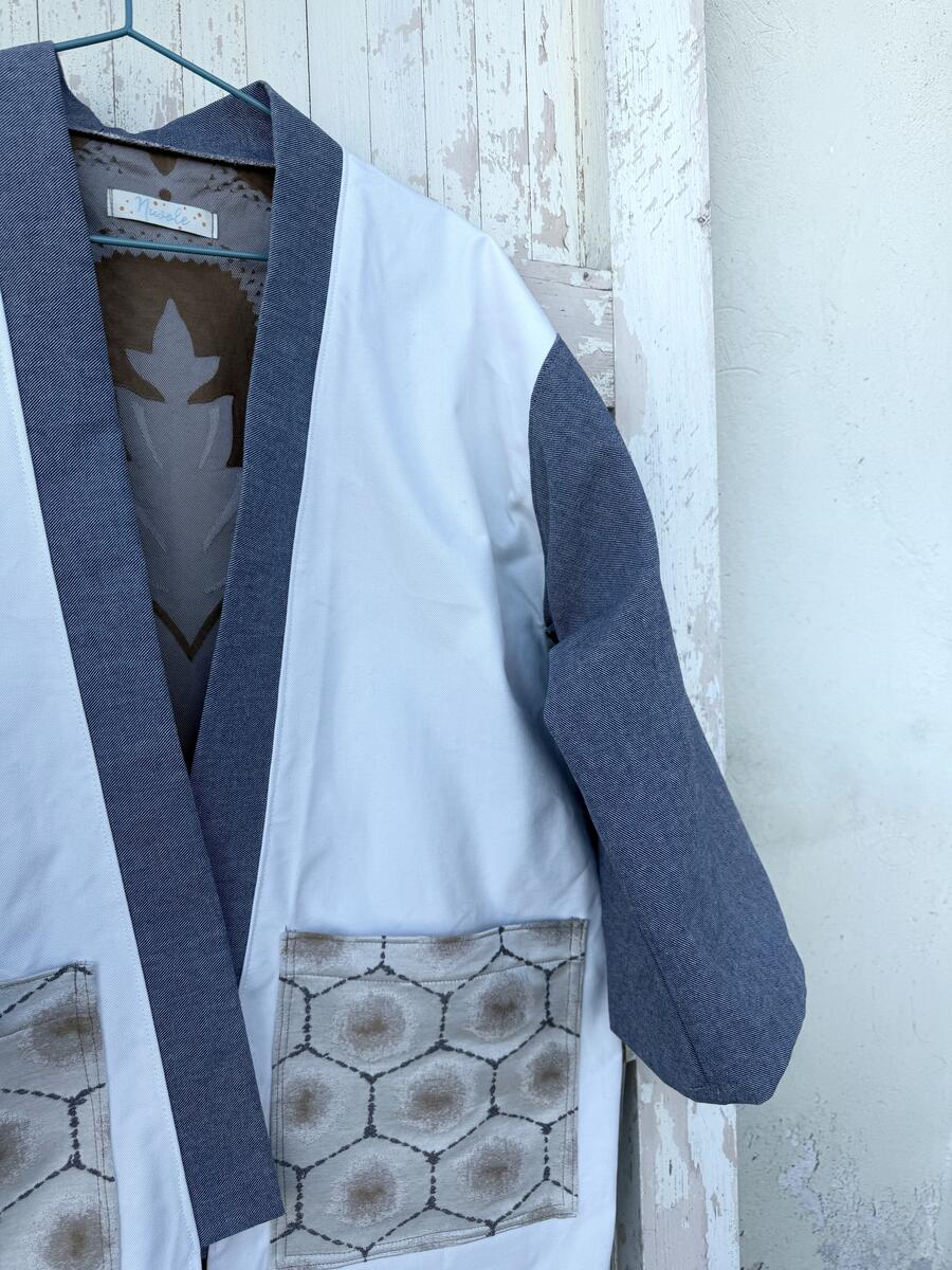 Copia di Kimono tragicomico grigio