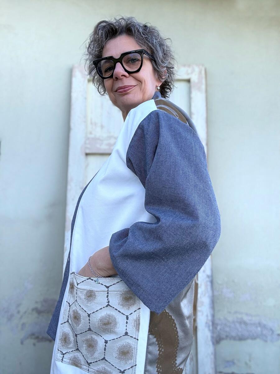 Copia di Kimono tragicomico grigio