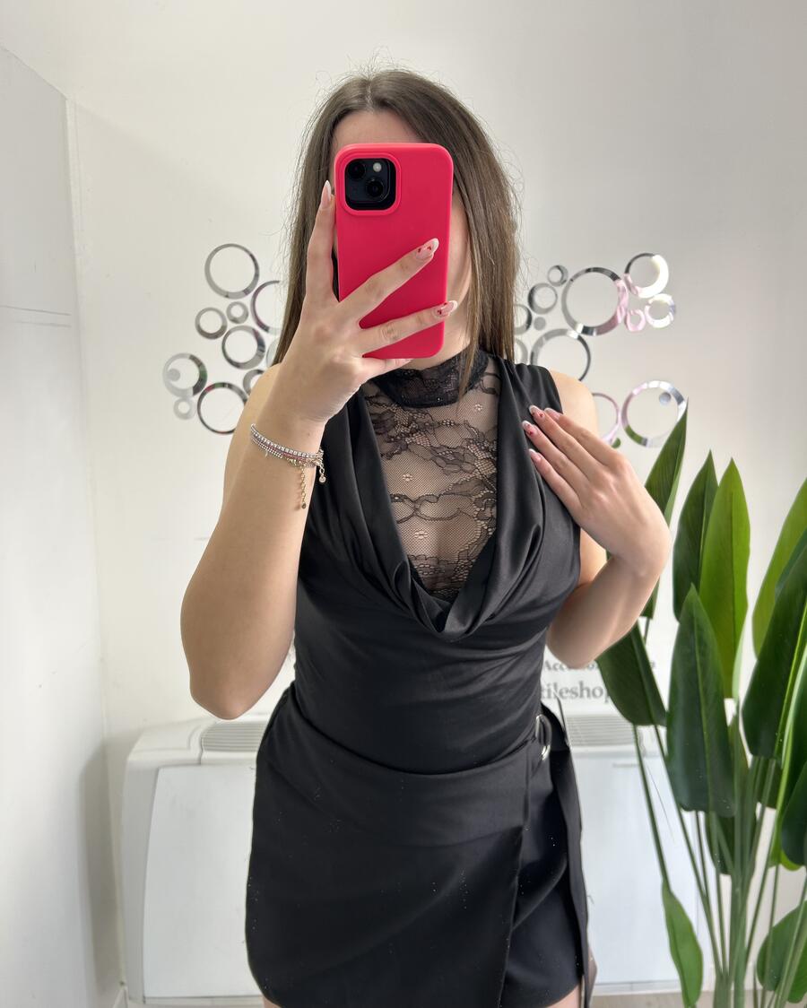 NOVITÀ Body smanicato con pizzo