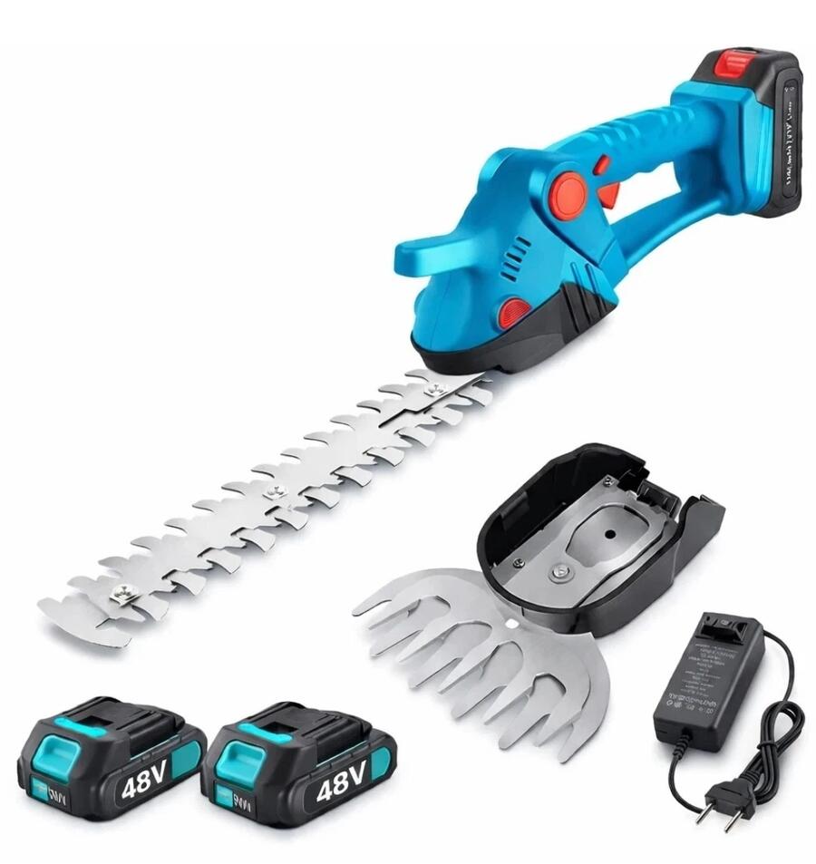 TAGLIASIEPI 2 IN 1 CON 2 BATTERIA RIFINITORE TOSA ERBA TAGLIA SIEPE TOSASIEPI