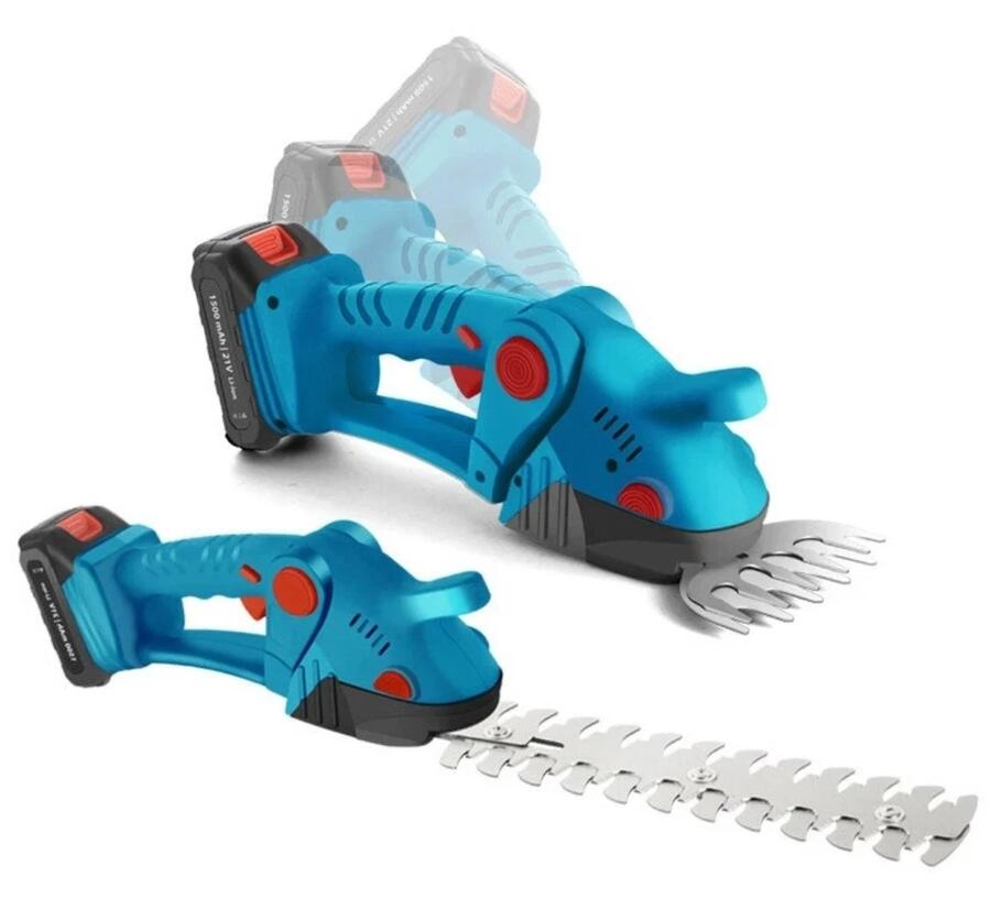 TAGLIASIEPI 2 IN 1 CON 2 BATTERIA RIFINITORE TOSA ERBA TAGLIA SIEPE TOSASIEPI