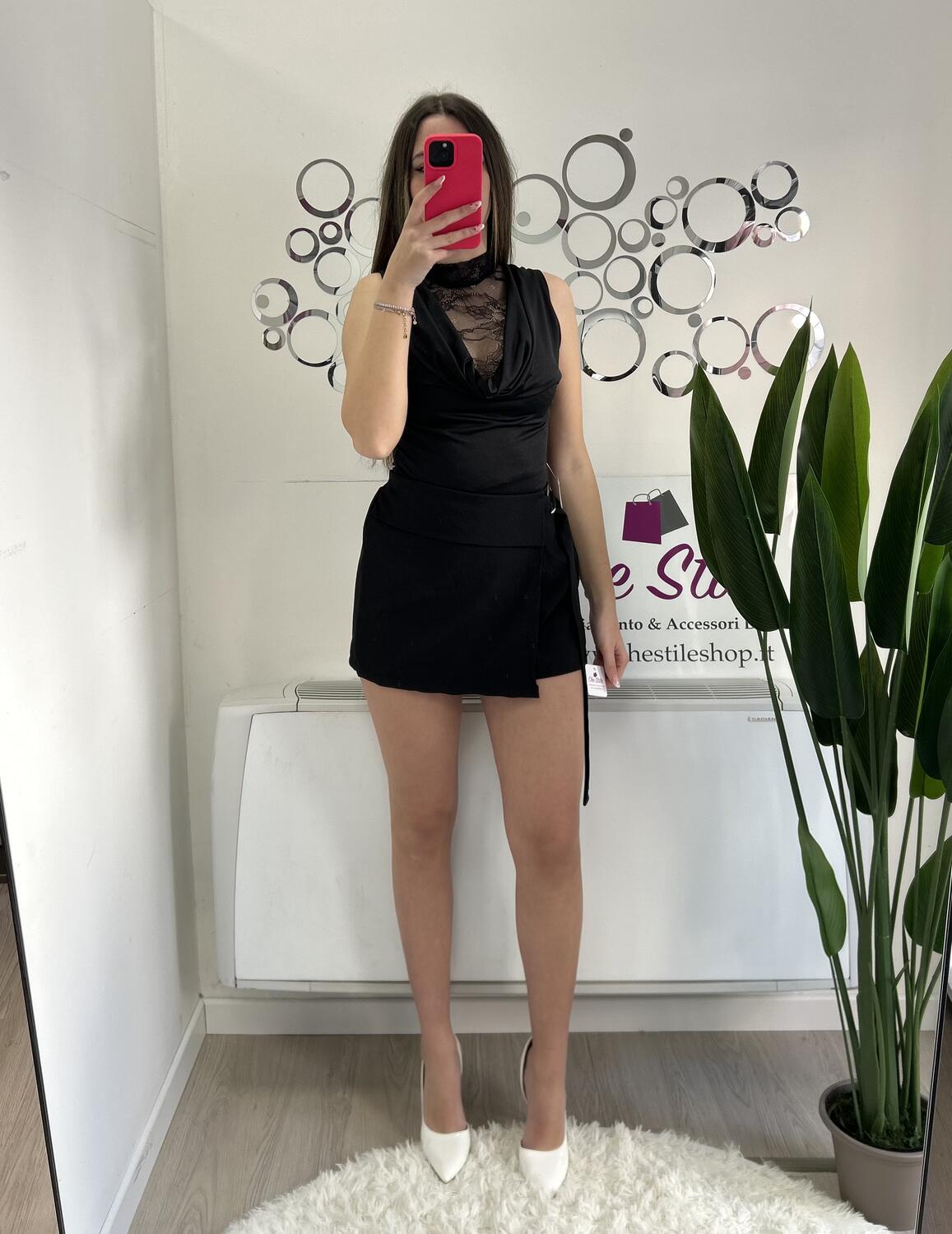 NOVITÀ Panta gonna con dettaglio argentato