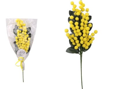 RAMO MIMOSA GRANDE cm 35 
 [Conf.da 24 pezzi]