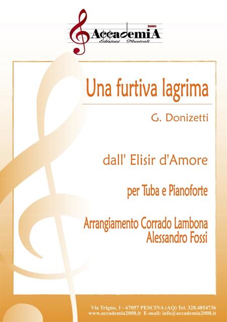 UNA FURTIVA LAGRIMA - Alessandro Fossi / Corrado Lambona / Gaetano Donizetti