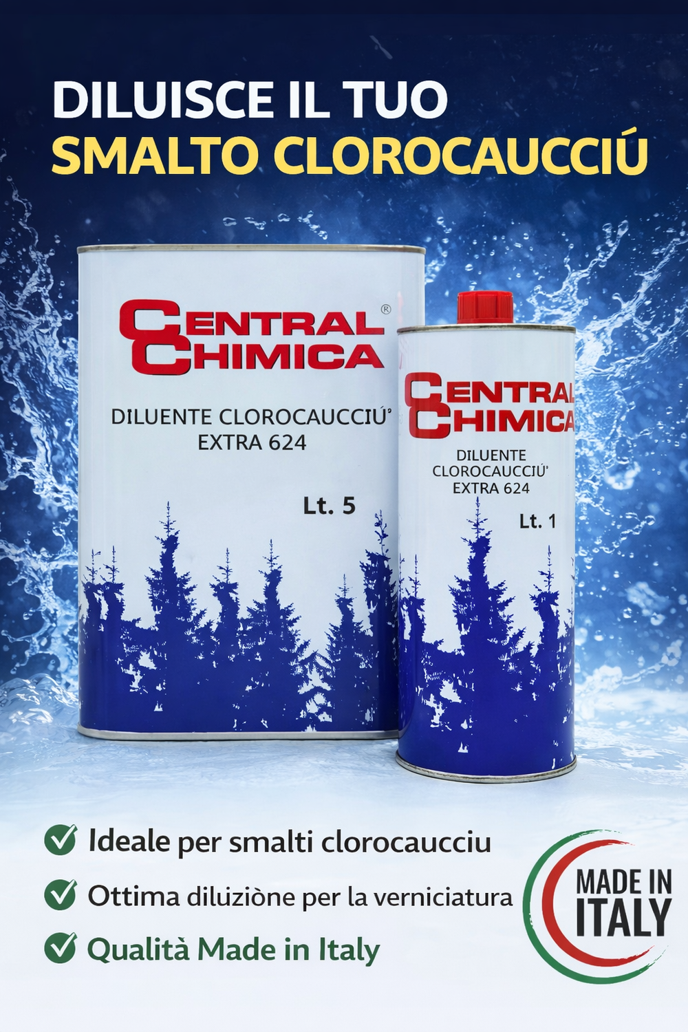 Diluente Clorocaucciu Extra 624