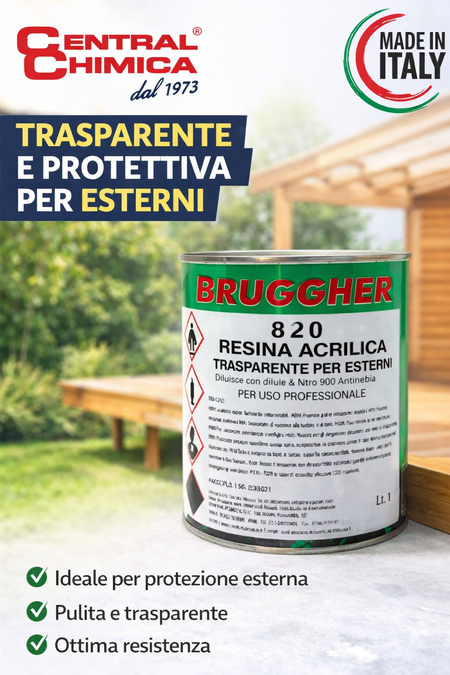 Resina per Pavimenti Stampati e Cemento Antipolv lucida Trasparente