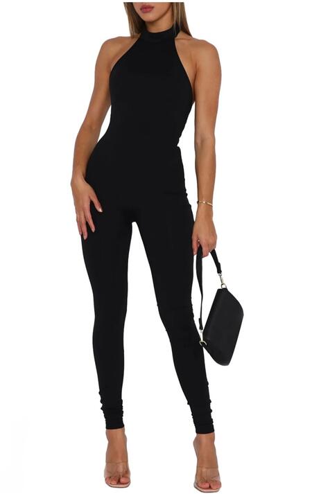 Tutone in lycra con spalle scoperte e collo a fascia vari colori taglia unica