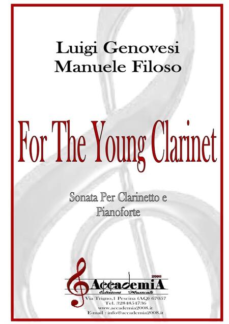 FOR THE YOUNG CLARINET - Luigi Genovesi / Manuele Filoso